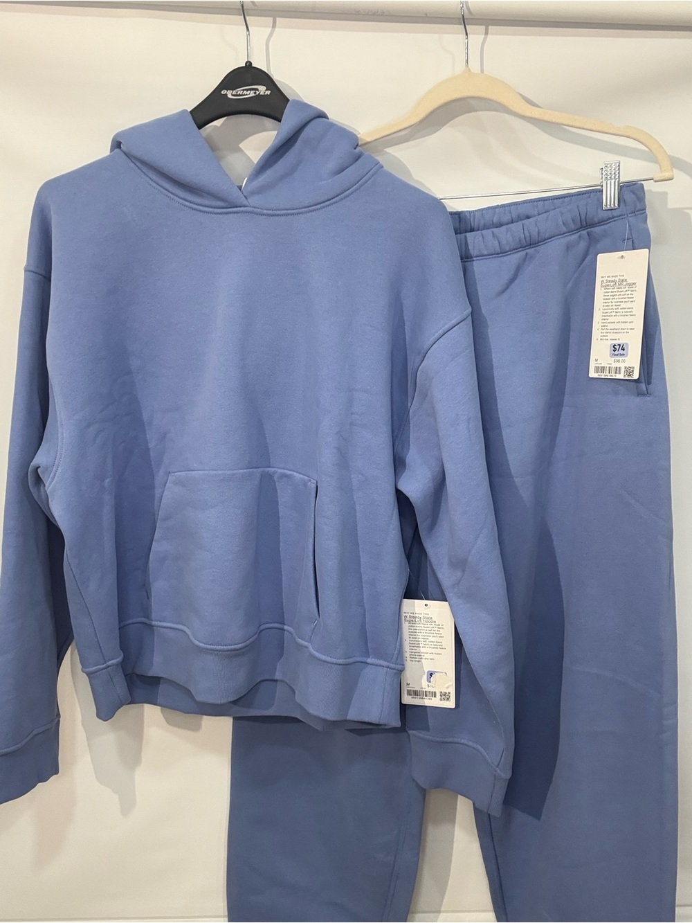 lululemon SET steady state  super loft Hoodie + MR jogger PREB